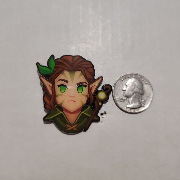 Magic The Gathering Nissa Enamel Pin Official MTG Collectible Lapel Badge - Picture 2 of 5